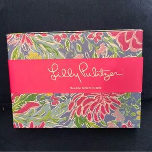 Lilly Pulitzer NIB double sided floral puzzle.